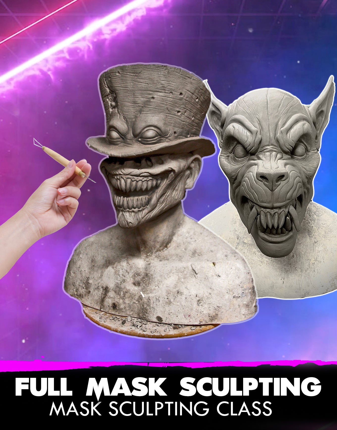 FULL MASK SCULPTING CLASS March 7,8,9