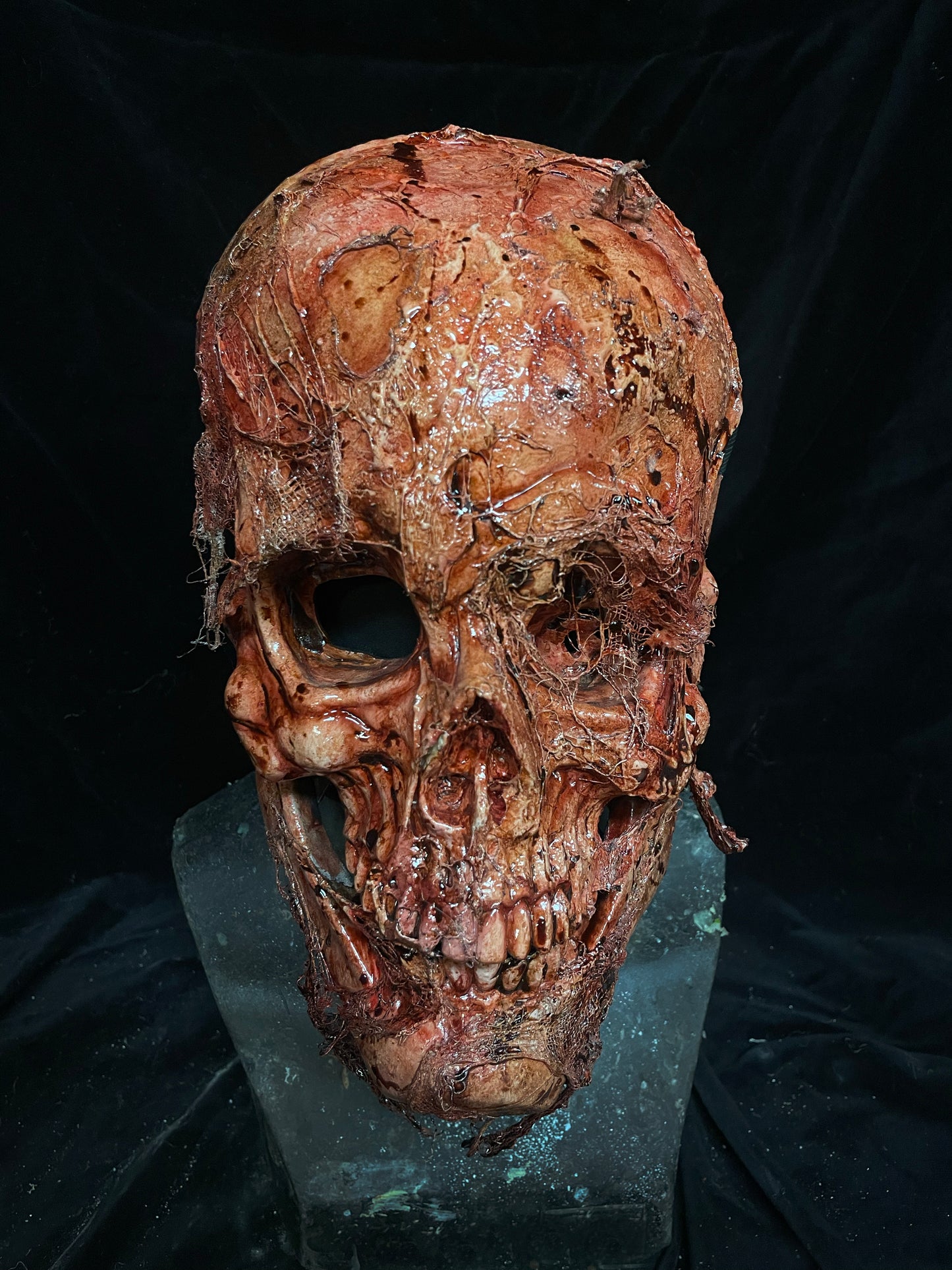 Blood Skull plate mask