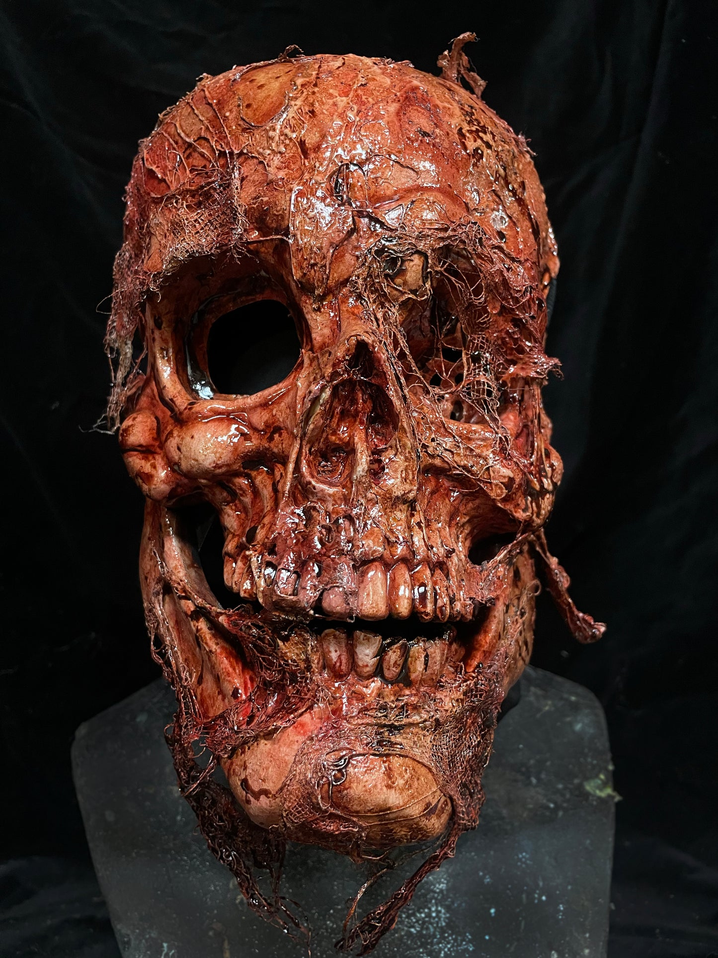 Blood Skull plate mask